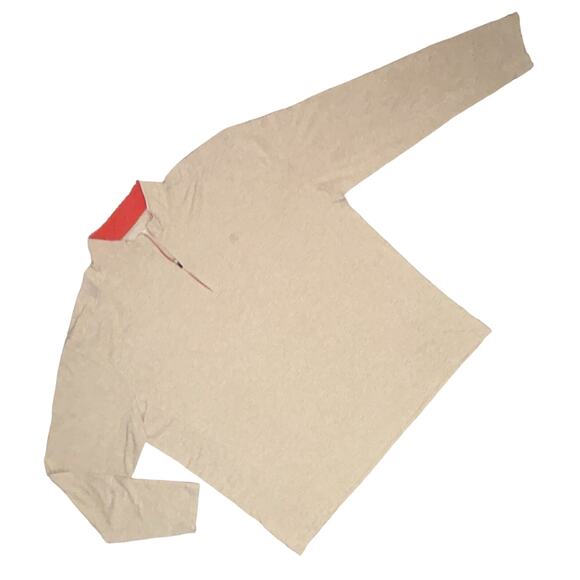 Coolibar Men's Shirt 1/4 Quarter Zip XXL UPF 50+ Sun Protection 2XL Pullover EUC - Picture 6 of 9